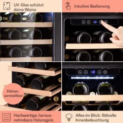 Vinovilla 29 Built-In Weinkühlschrank 81 L / 29 Fl. 1 Zone Glastür Edelstahl 12 Vinovilla 29 Built-In Weinkühlschrank 81 L / 29 Fl. 1 Zone Glastür Edelstahl -Klarstein 10041309 de 0005 logo