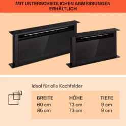 Royal Flush Eco Dunstabzugshaube 60 Cm 576 M³/h A+ -Klarstein 10041348 de 0008 usp