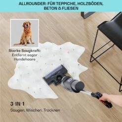 Caswell Plus Nass-/Trockensauger Kabellos Akkubetrieben LED-Display 12 Caswell Plus Nass-/Trockensauger Kabellos Akkubetrieben LED-Display -Klarstein 10041383 de 0004 usp