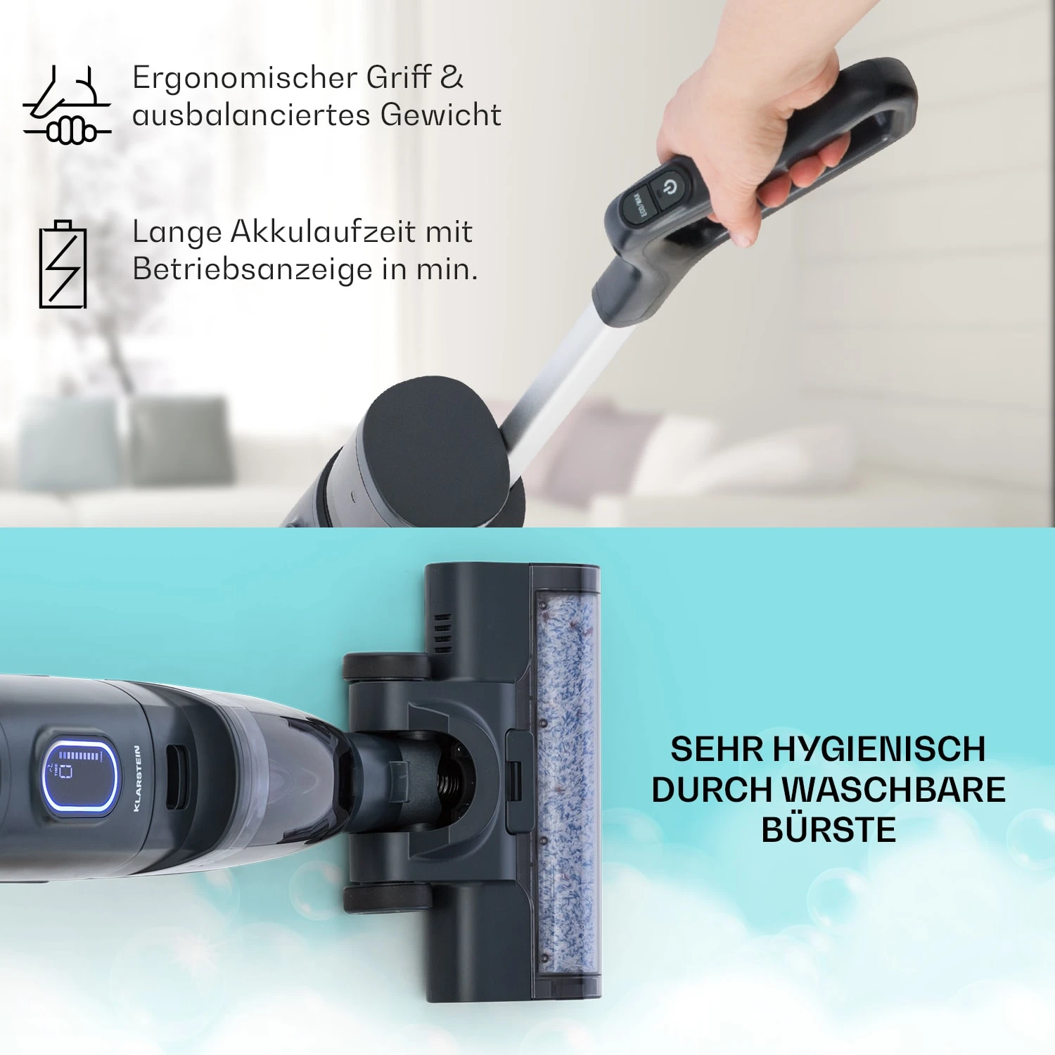 Caswell Plus Nass-/Trockensauger Kabellos Akkubetrieben LED-Display 6 Caswell Plus Nass-/Trockensauger Kabellos Akkubetrieben LED-Display – Bild 6