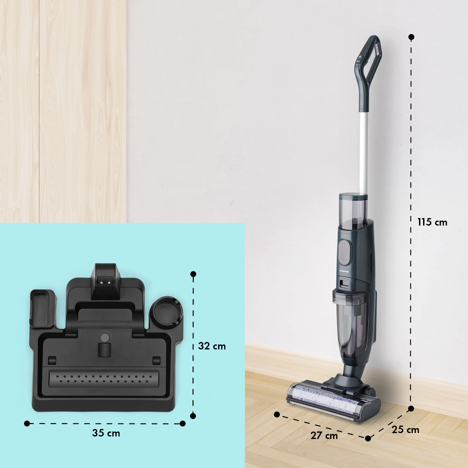 Caswell Plus Nass-/Trockensauger Kabellos Akkubetrieben LED-Display 8 Caswell Plus Nass-/Trockensauger Kabellos Akkubetrieben LED-Display – Bild 8