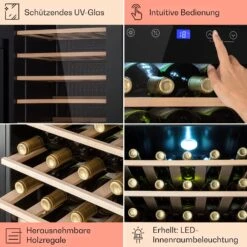 Barossa 32 Uno Weinkühlschrank 1 Zone 95 Liter / 36 Flaschen Touch-Display -Klarstein 10041395 de 0005 usp