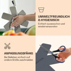 Noto Endurance Filz-Set 5 Stck. Sternförmig Sehr Weich Für Töpfe & Pfannen Ø38 Cm -Klarstein 10045021 de 0006 usp