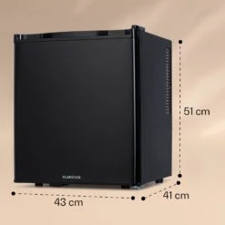 Happy Hour 38 Mini-Kühlschrank Minibar Getränkekühlschrank 38 L 26 DB 14 Happy Hour 38 Mini-Kühlschrank Minibar Getränkekühlschrank 38 L 26 DB -Klarstein 10045045 yy 0007 dimensions