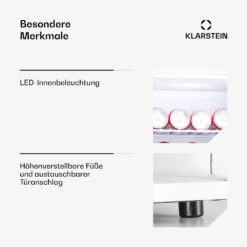 Happy Hour 45 Mini-Kühlschrank Minibar Getränkekühlschrank 45 L 26 DB 12 Happy Hour 45 Mini-Kühlschrank Minibar Getränkekühlschrank 45 L 26 DB -Klarstein 10045050 de 0005 usp