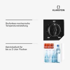 Happy Hour 45 Mini-Kühlschrank Minibar Getränkekühlschrank 45 L 26 DB 13 Happy Hour 45 Mini-Kühlschrank Minibar Getränkekühlschrank 45 L 26 DB -Klarstein 10045050 de 0006 usp