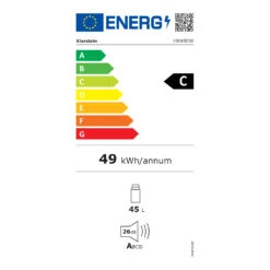 Happy Hour 45 Mini-Kühlschrank Minibar Getränkekühlschrank 45 L 26 DB 15 Happy Hour 45 Mini-Kühlschrank Minibar Getränkekühlschrank 45 L 26 DB -Klarstein 10045050 energy label