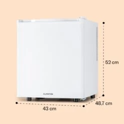 Happy Hour 45 Mini-Kühlschrank Minibar Getränkekühlschrank 45 L 26 DB 14 Happy Hour 45 Mini-Kühlschrank Minibar Getränkekühlschrank 45 L 26 DB -Klarstein 10045050 yy 0007 dimensions