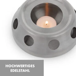 Sencha Design-Teekanne Mit Hibiscus Edelstahl-Stövchen 1,3 L Siebeinsatz -Klarstein 10045059 de 0003 logo