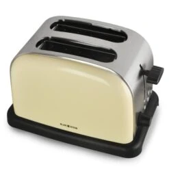 Aquavita Frühstücksset Creme Wasserkocher Toaster Creme -Klarstein 60001826 yy 0004 titel title 2 toaster klarstein creme