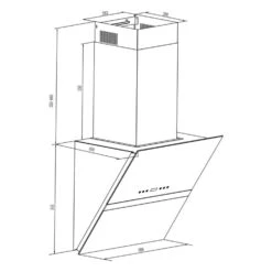 Aurea VII Dunstabzugshaube Umluftset 60cm Aktivkohlefilter Weiß -Klarstein 60002224 yy 0006 logo Klarstein Aurea VII Abzugshaube 60 cm weiss