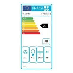 Hotspot Dunstabzugshaube Umluftset 60cm 610 M³/h Aktivkohlefilter -Klarstein 60002305 energy label
