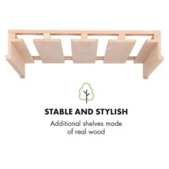 Barossa 102 Duo Weinkühlschrank-Set 2 Zonen 102 Fl. Weinglasregal -Klarstein 60002419 yy 0011 logo Klarstein Barossa 102D Weinglas Regal Echtholz