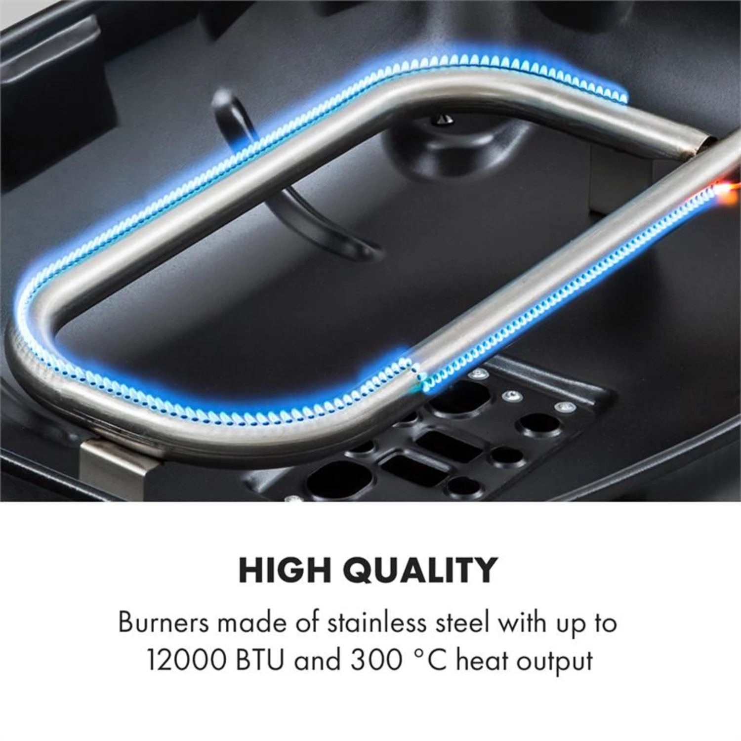 Parforce One 3,5kW 12000BTU 300°C SNJS Gasschlauch Schwarz – Bild 5