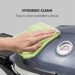 Parforce One 3,5kW 12000BTU 300°C SNJS Gasschlauch Grau -Klarstein 60002428 yy 0006 logo Klarstein Parforce One Gasgrill 12000BTU grau