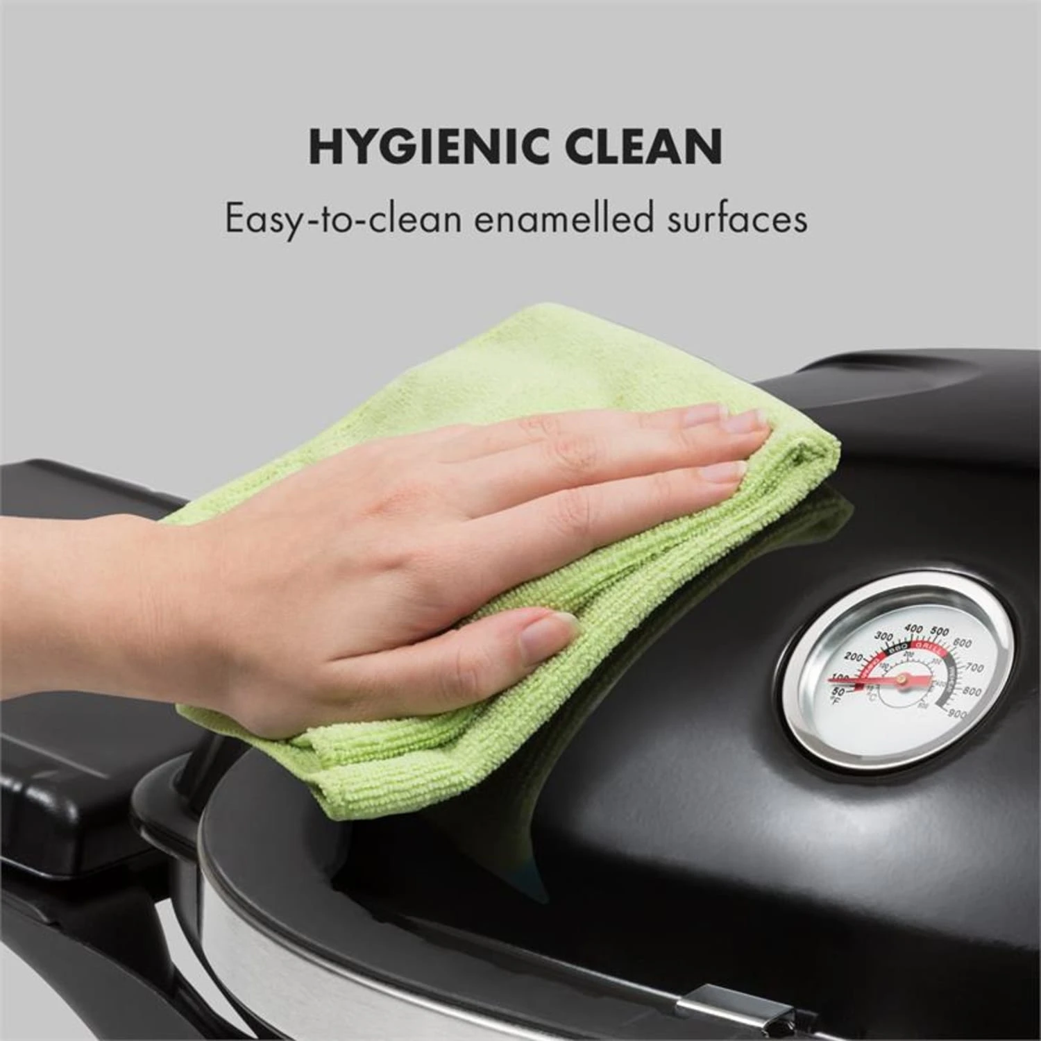 Parforce One Gasgrill 3,5kW 12000BTU Grilltisch Gasschlauch Schwarz – Bild 6