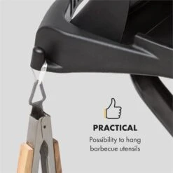 Parforce Duo Gasgrill 2 Brenner 4,4kW 15000BTU Gasschlauch Schwarz -Klarstein 60002433 yy 0012 logo Klarstein Parforce Stand Grilltisch Zubehoer