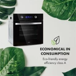 Gusteau Delicatessa Einbau-Ofen-Set Induktion 7000W Schwarz Edelstahl 13 Gusteau Delicatessa Einbau-Ofen-Set Induktion 7000W Schwarz Edelstahl -Klarstein 60002594 yy 0006 logo Klarstein Gusteau Elektrischer Einbaubackofen schwarz