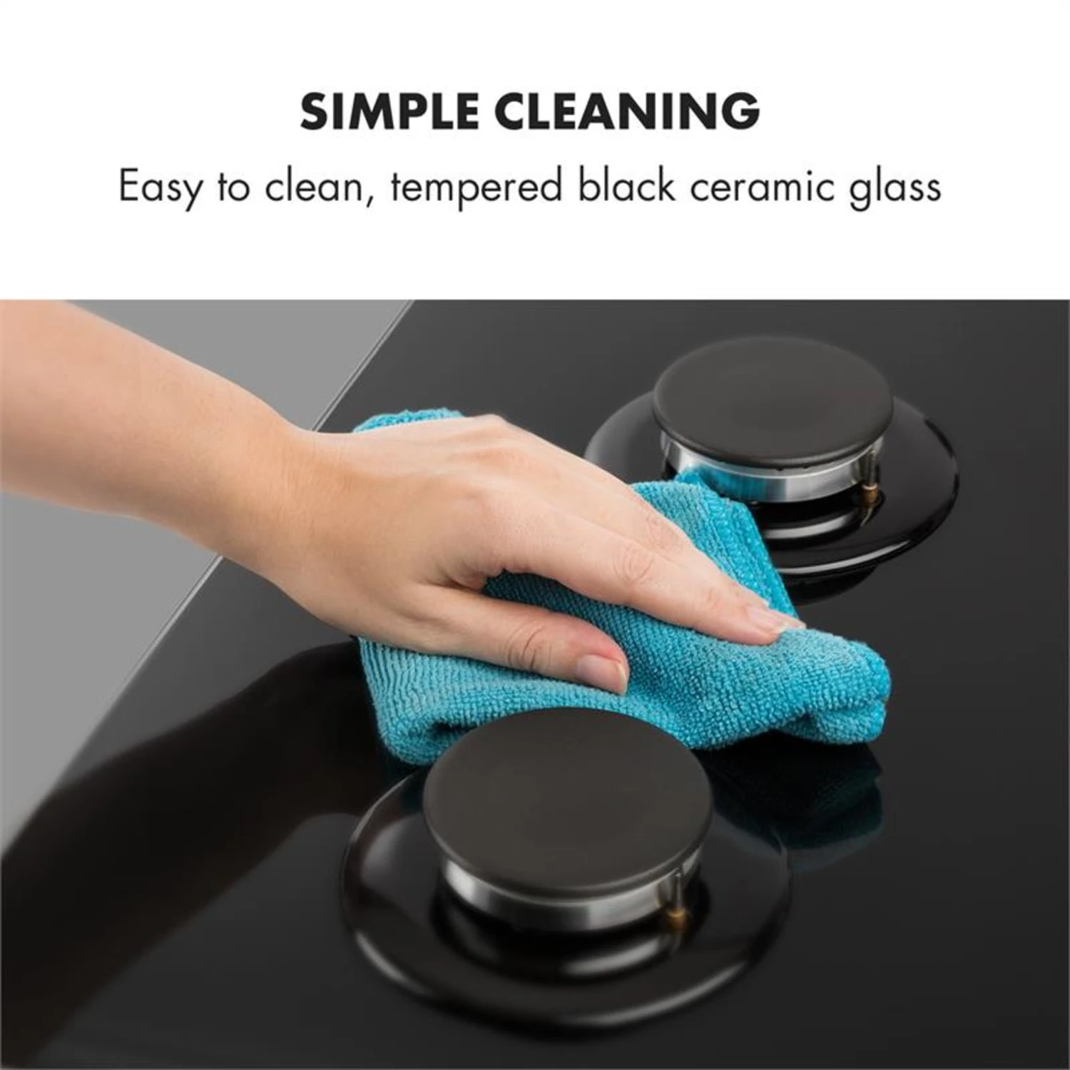 Gusteau Ignito Einbau-Ofen-Set Elektro / Gas 64Ltr Schwarz Edelstahl 9 Gusteau Ignito Einbau-Ofen-Set Elektro / Gas 64Ltr Schwarz Edelstahl – Bild 9