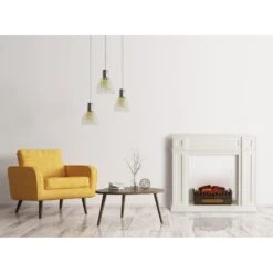 Lausanne Frame Kamingehäuse + Kamini Kamineinsatz MDF Klassisches Design -Klarstein 60002702 yy 0003 logo Klarstein Lausanne Frame Gehaeuse Kamini