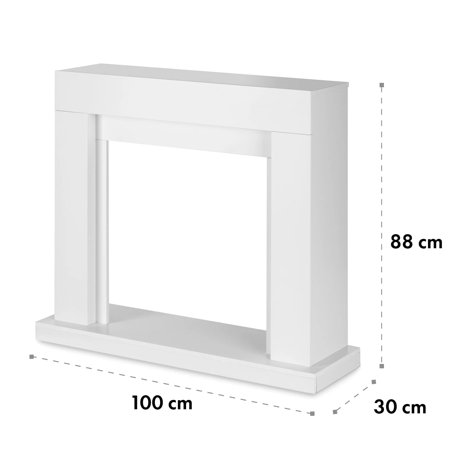 Studio Frame Kamingehäuse-Set Dekokamin + Kamini FX Kamineinsatz | Klassisches Design | MDF | Wandverschraubung | 100 X 88 X 30 Cm | Kamin-Einsatz: 1000/2000W | Täuschend Echte Feuerillusion Mit 2W LED 5 Studio Frame Kamingehäuse-Set Dekokamin + Kamini FX Kamineinsatz | Klassisches Design | MDF | Wandverschraubung | 100 X 88 X 30 Cm | Kamin-Einsatz: 1000/2000W | Täuschend Echte Feuerillusion Mit 2W LED – Bild 5