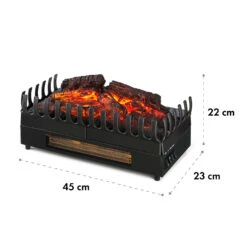 Studio Frame Kamingehäuse-Set Dekokamin + Kamini FX Kamineinsatz | Klassisches Design | MDF | Wandverschraubung | 100 X 88 X 30 Cm | Kamin-Einsatz: 1000/2000W | Täuschend Echte Feuerillusion Mit 2W LED 17 Studio Frame Kamingehäuse-Set Dekokamin + Kamini FX Kamineinsatz | Klassisches Design | MDF | Wandverschraubung | 100 X 88 X 30 Cm | Kamin-Einsatz: 1000/2000W | Täuschend Echte Feuerillusion Mit 2W LED -Klarstein 60002704 yy 0010 logo Klarstein Lausanne Frame Gehaeuse Kamini FX