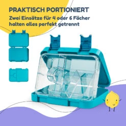 Schmatzfatz Frühstücksset Lunchbox & Trinkflasche Tritan Dicht BPA-frei -Klarstein 60002946 de 0004 logo