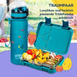 Schmatzfatz Frühstücksset Lunchbox & Trinkflasche Tritan Dicht BPA-frei -Klarstein 60002946 de 0007 logo