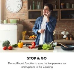 Delicatessa 60 Induktionskochfeld 4 Zonen 7000W Timer Weiß -Klarstein US 10033027 uk 0009 logo